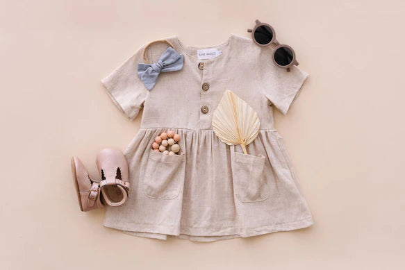 Linen Baby Dress – Kate Rose & Company