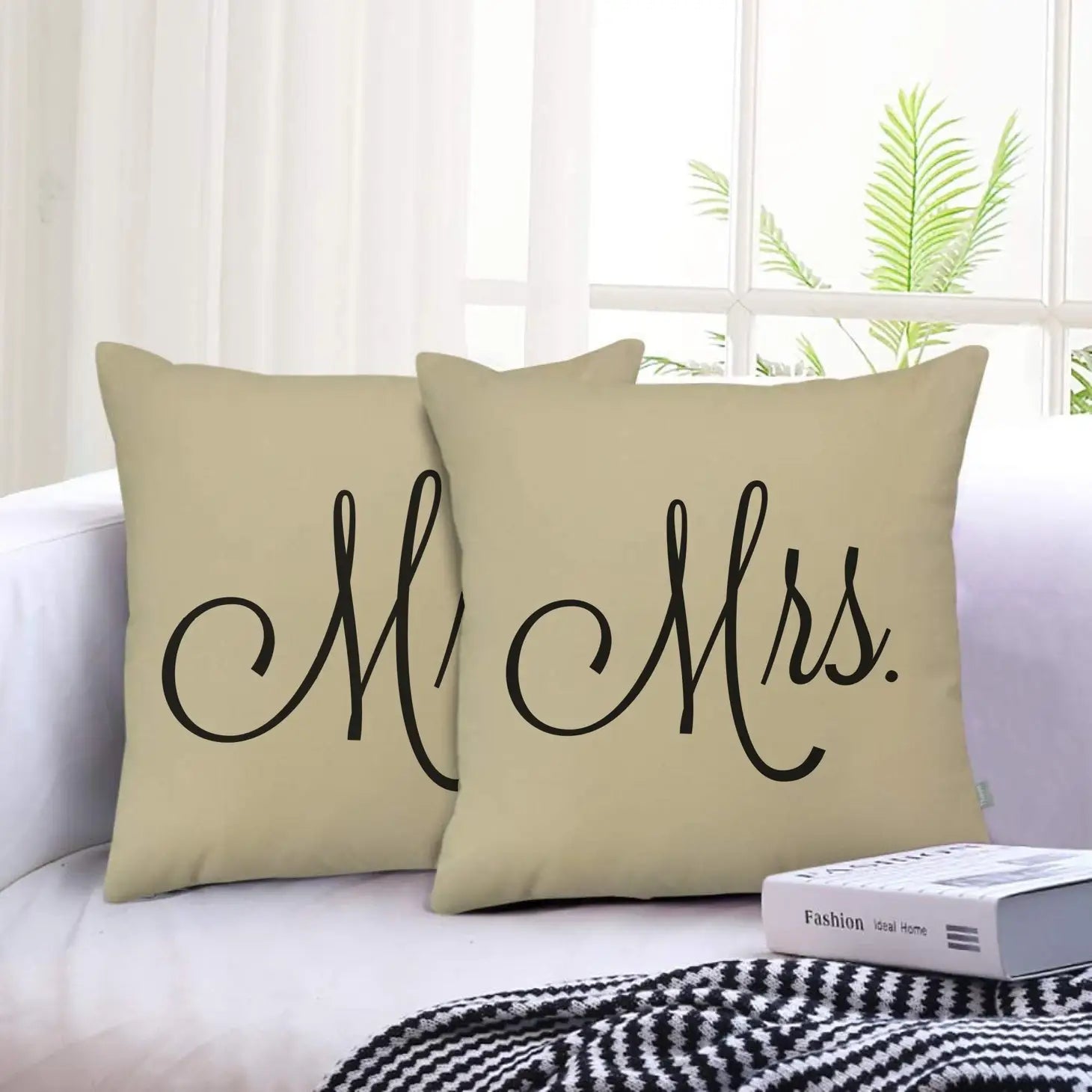 Mr. & Mrs. Pillow Covers