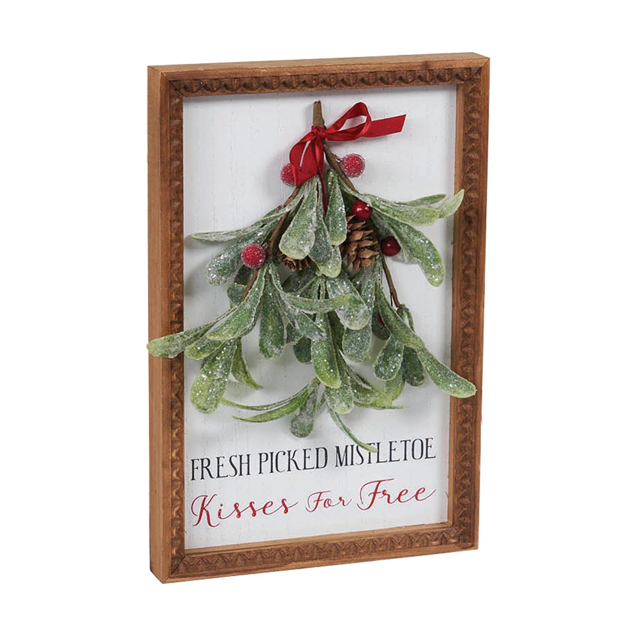 Kisses For Free Holiday Wall Sign