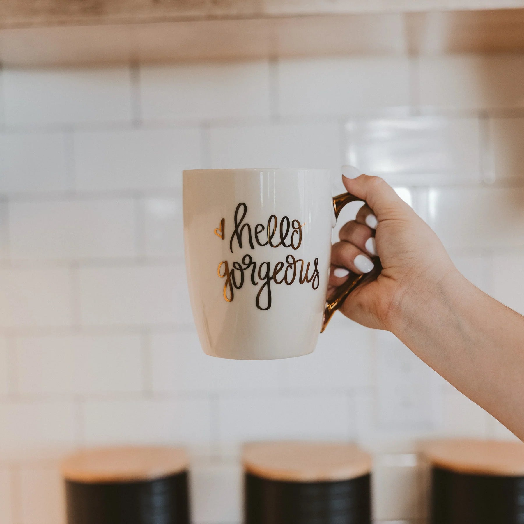 Hello Gorgeous 16oz Mug - Thumbnail 2