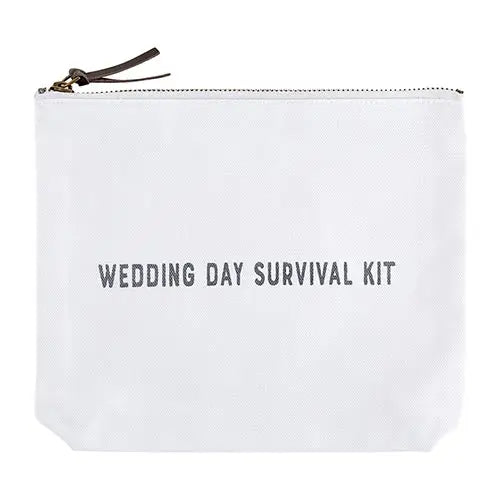 Wedding Survival Kit Canvas Zip Bag